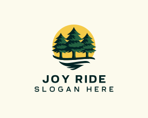 Pine Tree Forest logo design