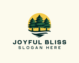 Pine Tree Forest logo design