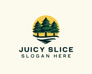 Pine Tree Forest logo design