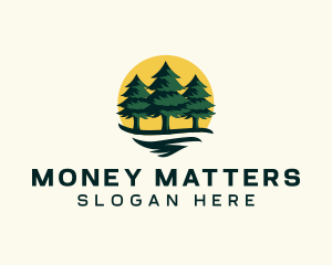 Pine Tree Forest logo design