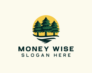 Pine Tree Forest logo design