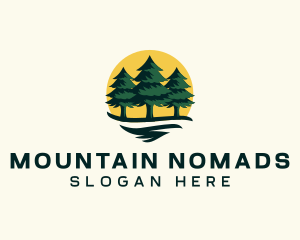 Pine Tree Forest logo design