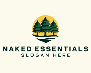 Pine Tree Forest logo design