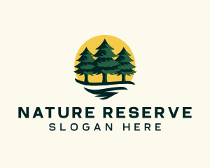 Pine Tree Forest logo design