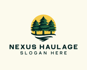 Pine Tree Forest logo design