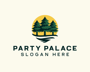 Pine Tree Forest logo design