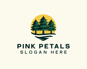 Pine Tree Forest logo design