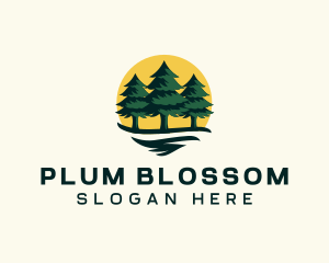 Pine Tree Forest logo design