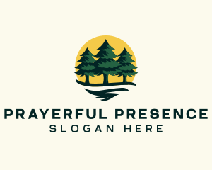 Pine Tree Forest logo design