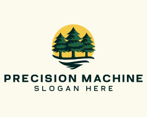 Pine Tree Forest logo design