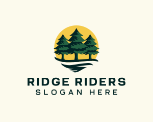 Pine Tree Forest logo design