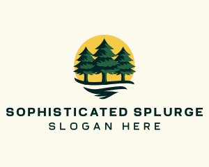 Pine Tree Forest logo design