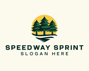 Pine Tree Forest logo design