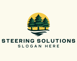 Pine Tree Forest logo design