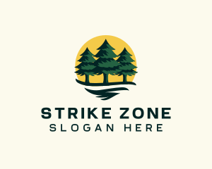 Pine Tree Forest logo design