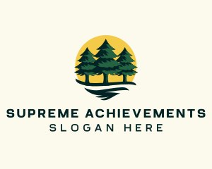 Pine Tree Forest logo design