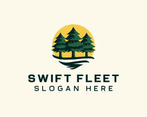 Pine Tree Forest logo design