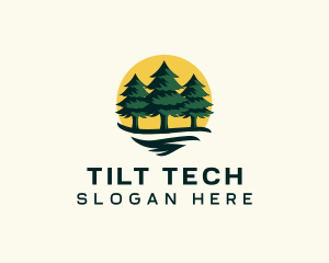 Pine Tree Forest logo design