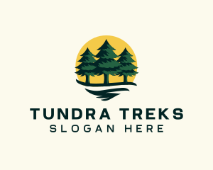 Pine Tree Forest logo design