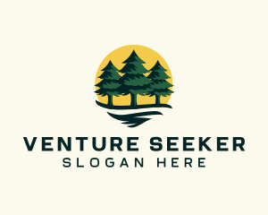 Pine Tree Forest logo design