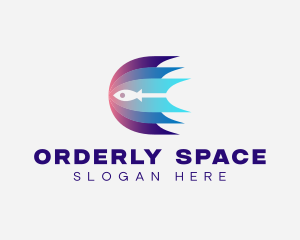 Rocket Outer Space Expedition logo design