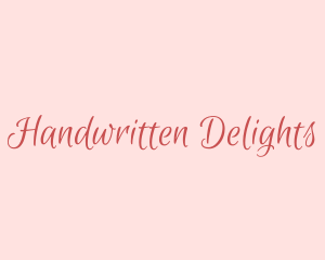 Feminine Handwritten Signature logo design