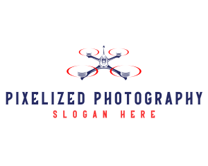 Drone Camera Racing logo design