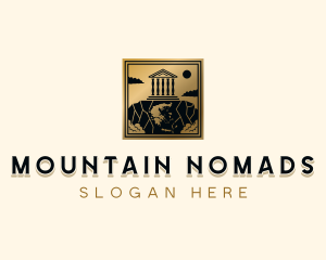 Mount Olympus Greece logo design