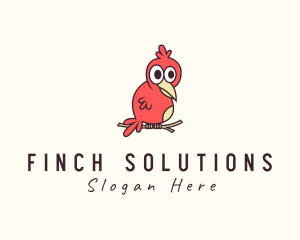 Perched Red Bird logo