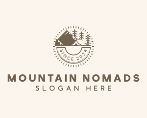 Mountain Forest Camp logo design