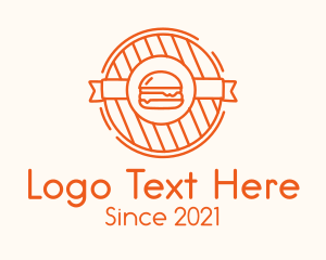 Hamburger Grill Badge logo