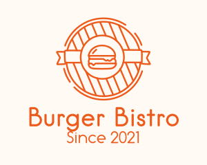 Hamburger Grill Badge logo