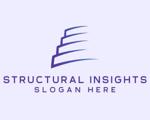Stairs Structure Architecture logo
