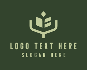 Simple Angular Plant logo