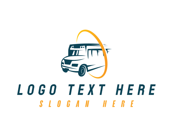 Shuttle Bus logo example 3