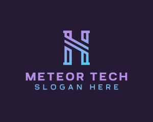 Multimedia Tech Startup logo design