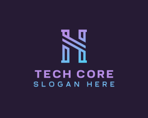 Multimedia Tech Startup logo design