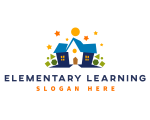 Preschool Nursery Learning logo design