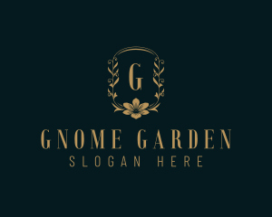 Stylish Garden Flower logo design