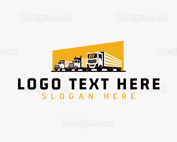 Truck Courier Cargo Logo