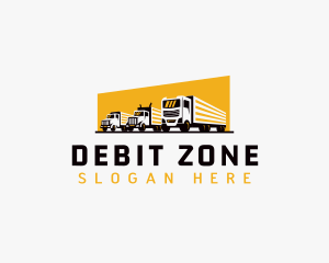 Truck Courier Cargo logo design