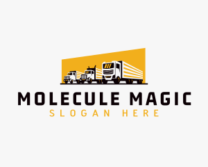 Truck Courier Cargo logo design