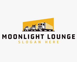 Truck Courier Cargo logo design