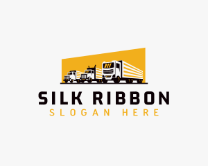 Truck Courier Cargo logo design