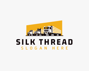 Truck Courier Cargo logo design