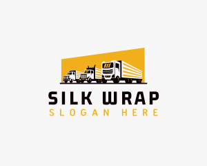 Truck Courier Cargo logo design