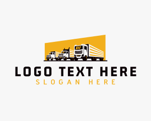 Truck - Truck Courier Cargo logo design