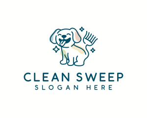 Dog Clean Sweeper logo design