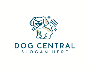 Dog Clean Sweeper logo design