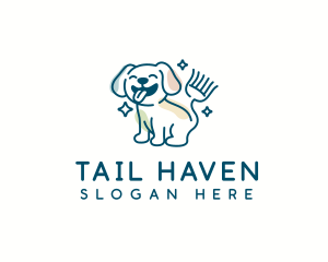 Dog Clean Sweeper logo design